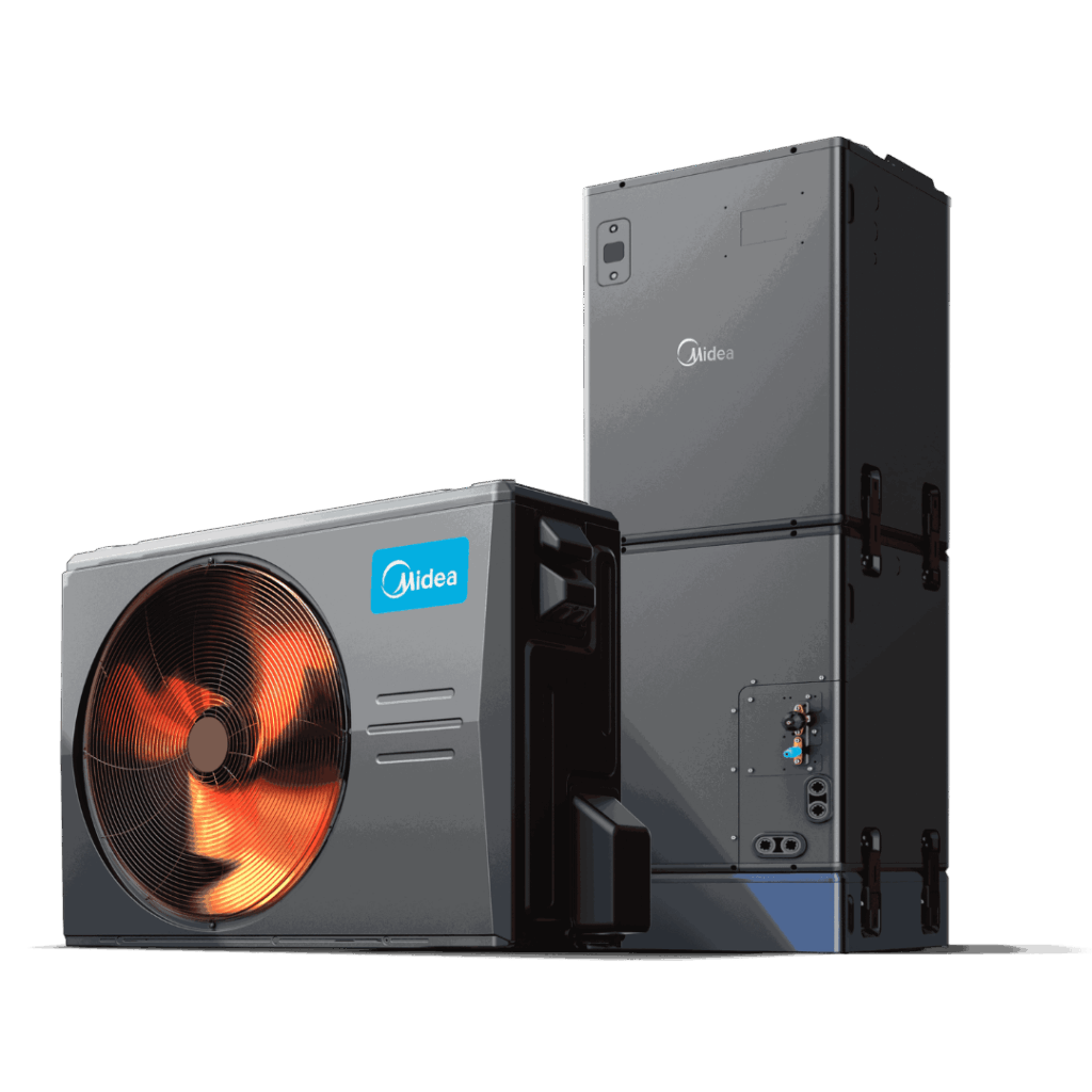 thermopompe centrale midea installée par climatisation turcotte